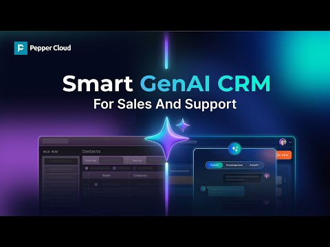 Boost Sales & Support with AI CRM | Pepper Cloud AssistAI