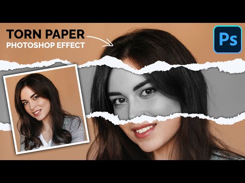 Torn Paper Effect Photoshop Tutorial | Easy & Realistic
