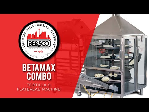 BE&SCO BETAMAX COMBO Tortilla Dough Wedge Press & Oven Combo, Automatic / 100.000BTU - 240V 2 image