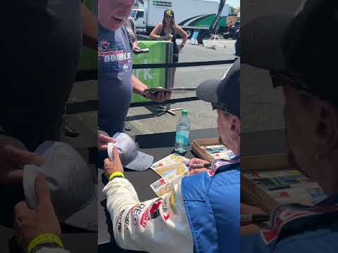 Davey shares racing passion from the drivers table.   #daveymagrasracing #dmr14 #arcaracing