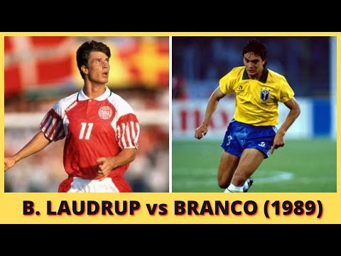 Brian Laudrup vs Branco 1989 / Denmark 4-0 Brazil