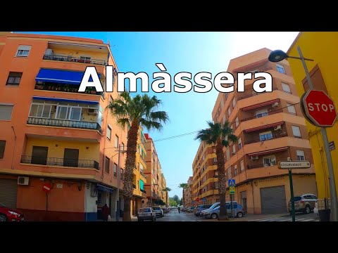 ALMÀSSERA (المعصرة) Driving Tour - Valencia - Spain [4K|60fps]