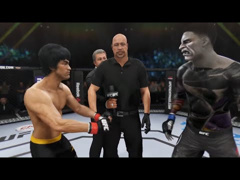 Silver Monster vs. Bruce Lee - EA Sports UFC 3