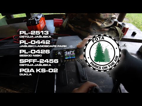 POTA Activation PL-2513, PL-0442, PL-0426 [Silent, POV, HamRadio, Driving, Xiegu G-90, End-Fed]