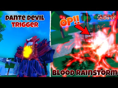 *НОВЫЙ* ДАНТЕ СПЕЦ 🩸 В игре Roblox [AOPG] полное подробное получение и демонстрация 📉