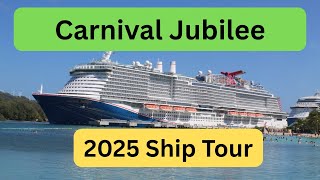 Carnival Jubilee 2025 Ship Walking Tour!