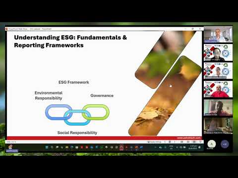 ESG Webinar by Petreltech