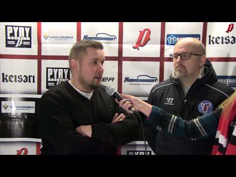21.2.2018 Pyry - Titaanit Playoffs Lehdistötilaisuus