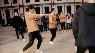 Wang Yibo - dance battle with cast of Gank Your Heart © 一颗大大菜菜瓜