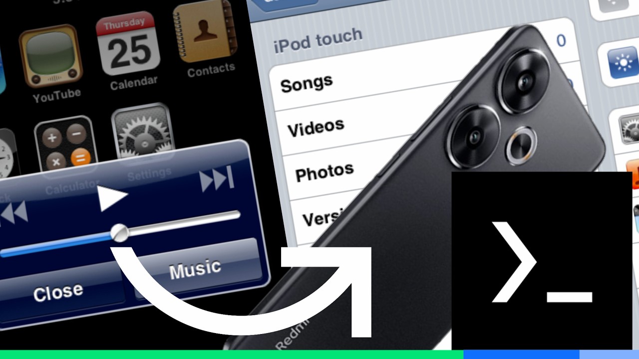 Emulate iPod Touch 1G on Android phones with Termux