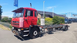 DAF 1900 4X2 HOLLAND TUCK FULL STEEL SUSPENSION MANUAL GEARBOX chassi lastbil till salu - Bild 4 | Autoline SE DAF 1900 4X2 HOLLAND TUCK FULL STEEL SUSPENSION MANUAL GEARBOX chassi lastbil | Bild 4 - Autoline