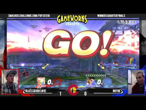 FGF - HLG|SSB100 (Olimar) Vs. Nothe (Little Mac) - WQF