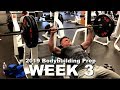 2019 BODYBUILDING PREP Week 3 | Progress Pics, Training with Classic Physique Athlete!