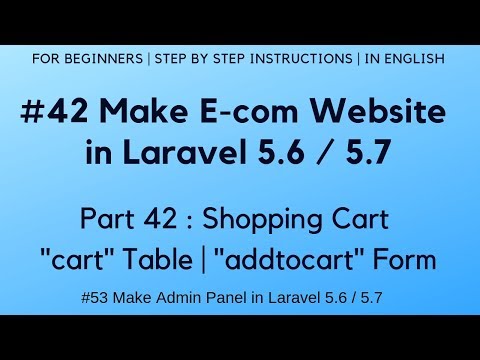 7 Make Admin Panel in Laravel 5 6 | Display Error Message on Login Failure | Logout Process