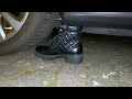 Crushing My Old Ankle Boots Boots Destruction