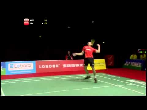 Crazy badminton lee Chong wei vs Lin dan Great Rally  1