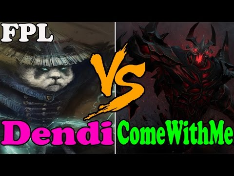 Dota 2 - Dendi VS ComeWithMe and others Players 6000+ MMR - FACEIT Pro League!