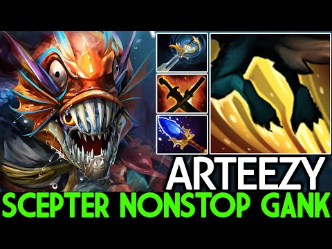 ARTEEZY [Slark] Aggressive Carry Scepter Nonstop Gank Dota 2