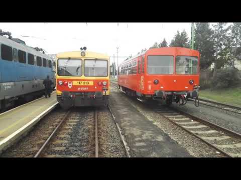 Departing Zalaegerszeg on the train to Rédics!