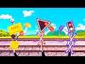 Railroad Crossing That Changes Color Eating A Mysterious Mushroom Bahnübergang