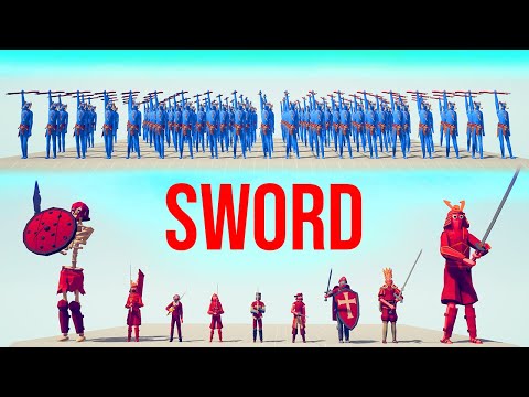 ALL SWORD UNITS vs 100X EVERY RANGED Part 2 | TABS - Totally Accurate Battle Simulator