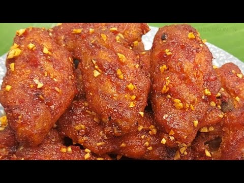Cánh gà chiên bơ tỏi