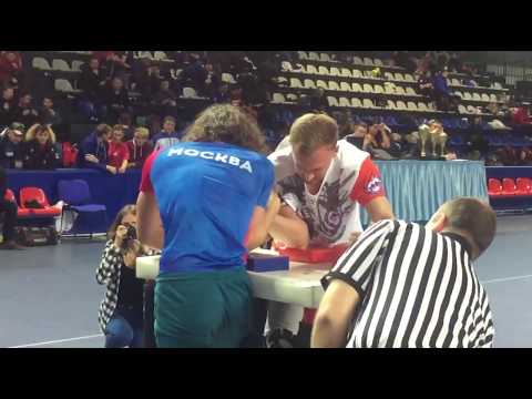 Самый эмоциональный поединок Первенства РОССИИ по Армрестлингу 2019