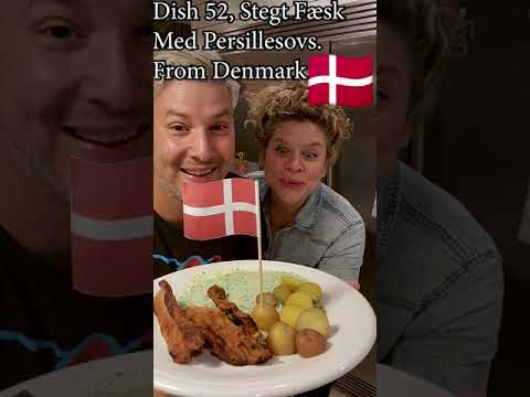 52 Stegt Flæsk Med Persillesovs, Denmark national dish