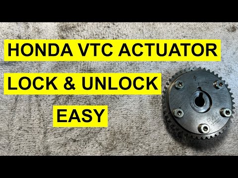 Honda Variable Timing Control (VTC) - How To Lock & Unlock Actuator - Off Car