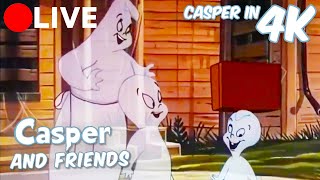 LIVE 🔴 | Casper’s Family Fun! ⭐️ | Casper and Friends in 4K | Cartoon for Kids