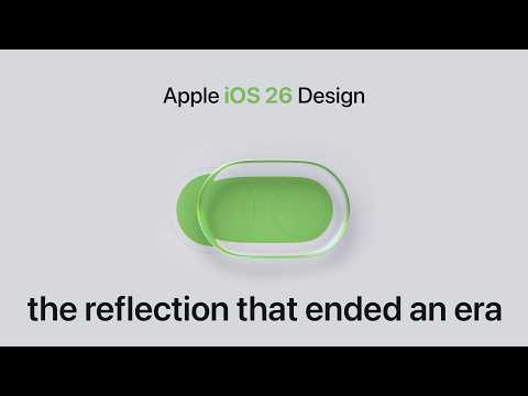 Apple Design: The Reflection That Ended an Era (iOS 26 design review)