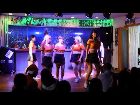 2016 1218  Christmas dance party  vivid girl angels  Luv me & Heart attack メドレー (cover dance)