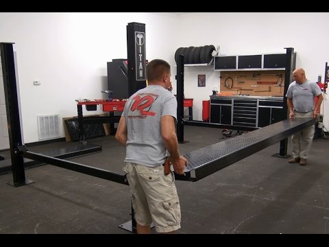 How To - Assembling & Installing a Titan 7K Four Post Parking Lift