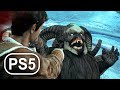 UNCHARTED 2 PS5 Remastered Yeti Monster Boss Fight 4K ULTRA HD