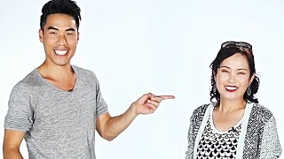 Asian Moms And Their Kids Imitate Each Other