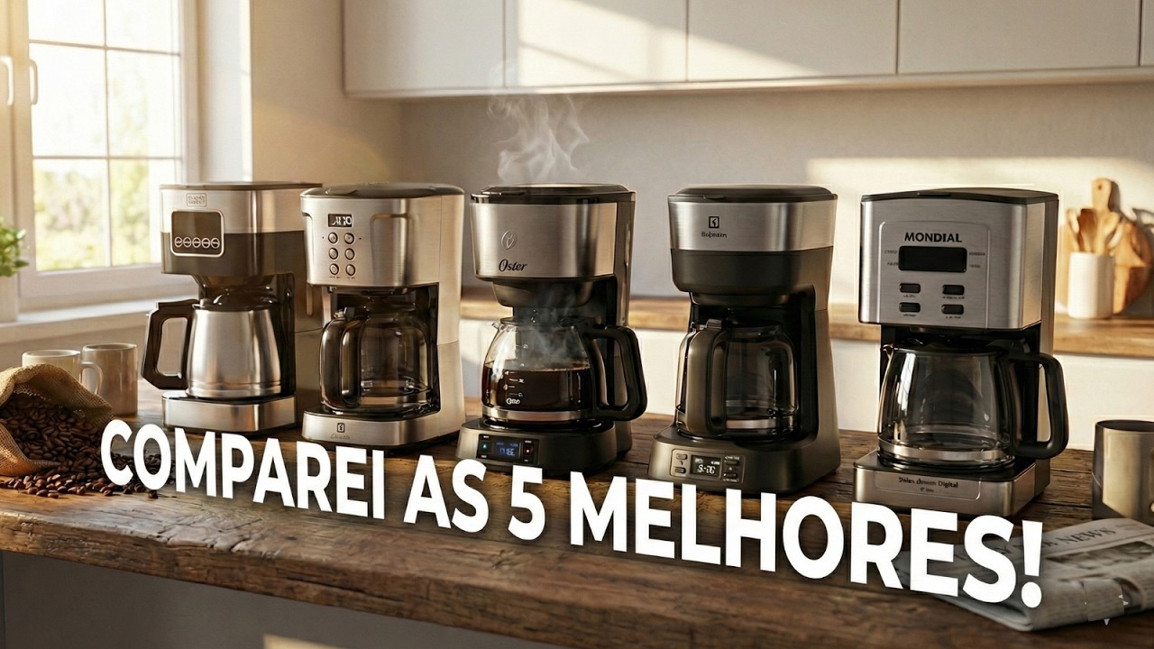Qual a MELHOR Cafeteira Digital com Timer em 2024? [TOP 5] ☕🕗