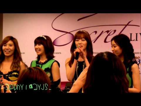 130317 Secret Live In Singapore Meet & Greet and Fan Sign