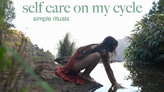 My Casual Period Care Routine | self love on my cycle