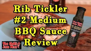 The Chilli Jam Man Rib Tickler Sticky BBQ Sauce Review