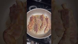 Post workout breakfast! #subscribe #food #postworkoutmeal #yummy #bacon #eggs #god #im🍀possible