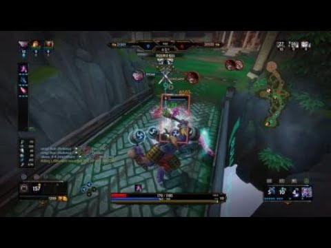 SMITE: Easy Triple!! 1 vs 3 Low health Clutch !! (Raijin)