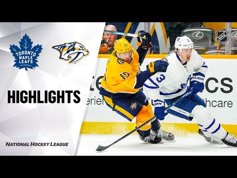 NHL Highlights | Maple Leafs @ Predators 1/27/20