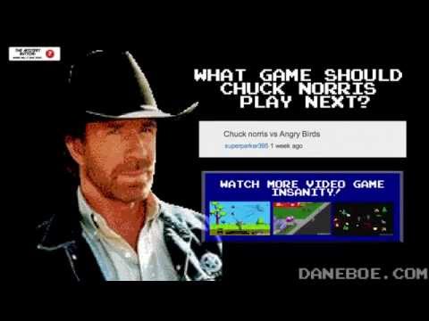 Chuck Norris vs Angry Birds Negrosheep.com