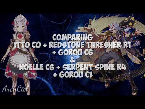 Noelle or Itto, Who is the better Damage Dealer? DPS Comparison - Genshin Impact