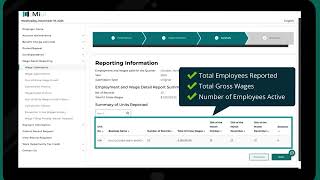For Employers:  Submit a Wage Report (Copy from Previous)