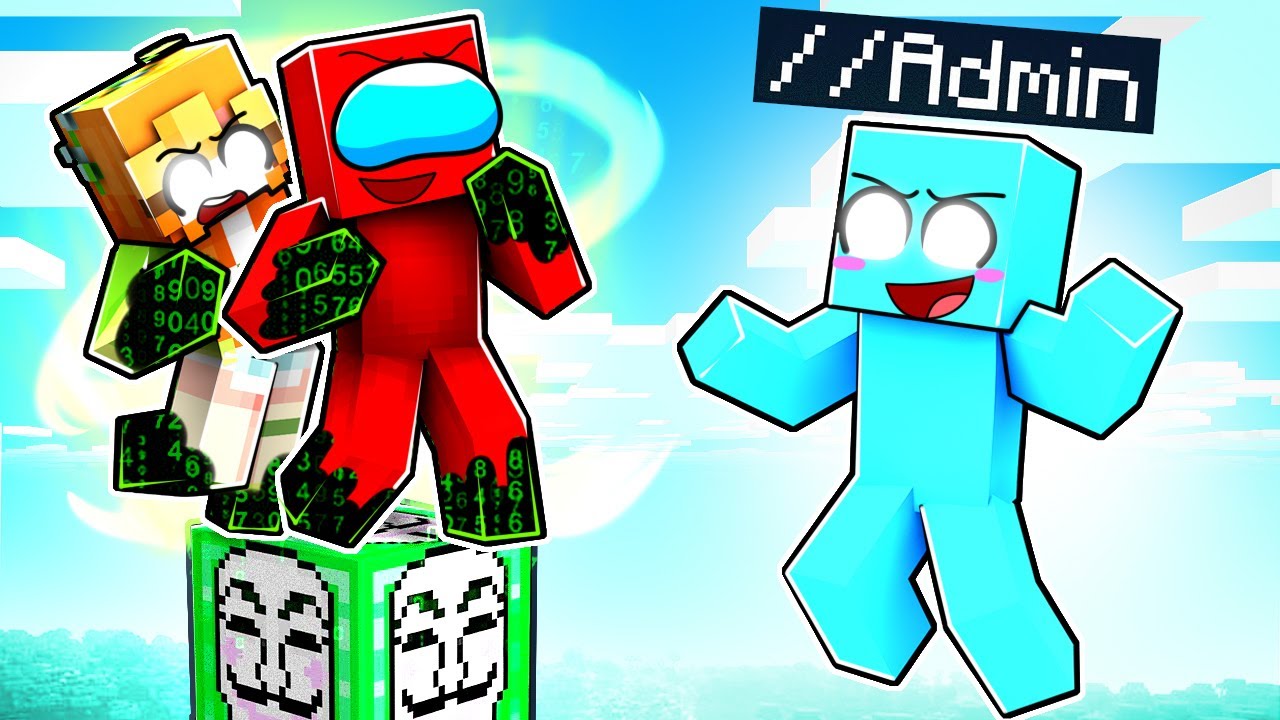 Usé COMANDOS de ADMINISTRADOR en Un Bloque de Solo HACKERS! Thumbnail