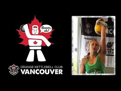 Brittany van Schravendijk | Snatch with the 16 kg kettlebell (Vancouver, 2018)