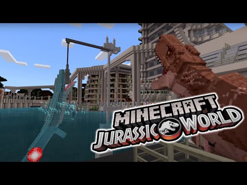 The Park Is OPEN! - Minecraft Jurassic World DLC ep.1