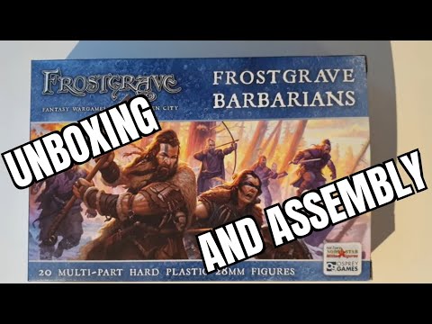 Unboxing and review Barbarians for Frostgrave