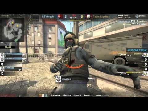 Ex6TenZ 2 deagle kill - G2 Esports vs. Team Dignitas CS:GO ESL Pro League